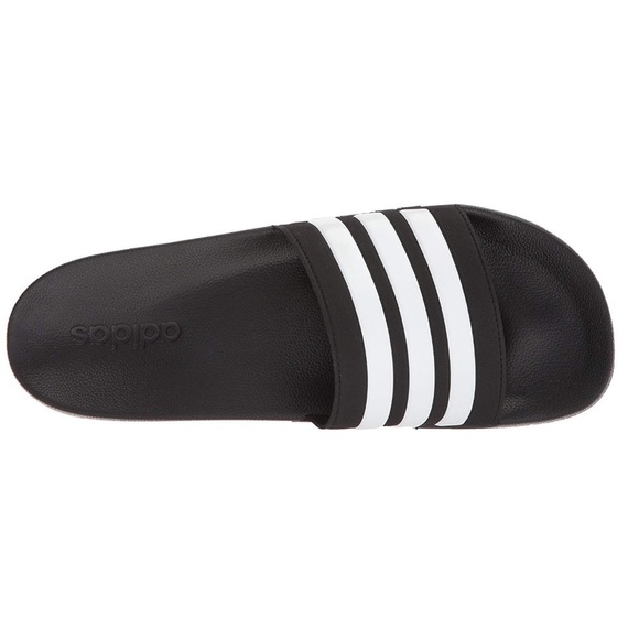 RESTOCK! Men’s Adidas Slides Sandals Black White - Picture 6 of 13